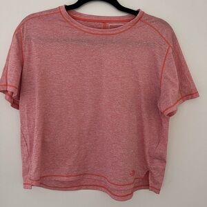 🧡north face cropped tee. size M.